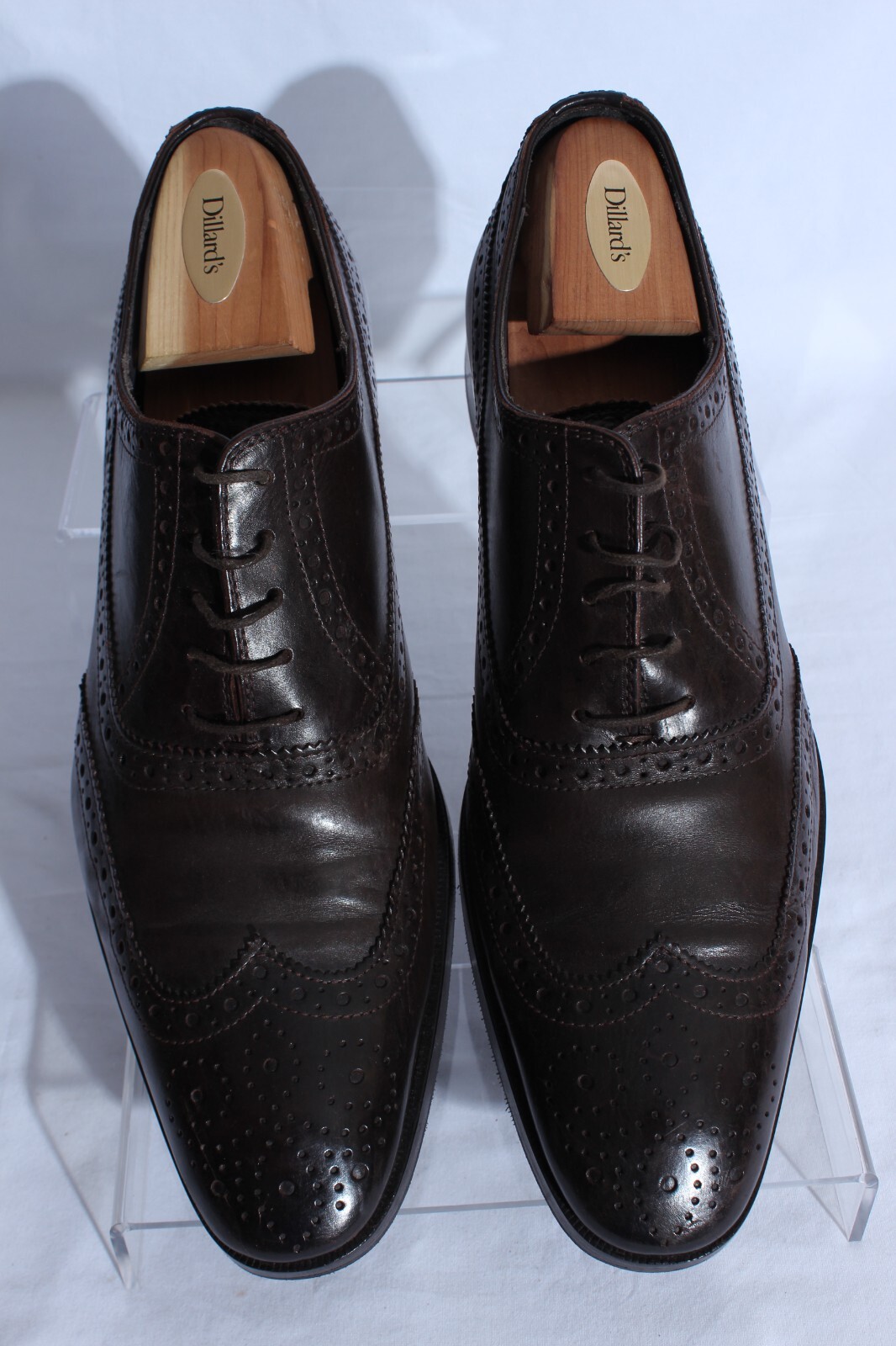 SAOLA TO BOOT NEW YORK Wingtip Brogue Oxford scarpe eleganti Made in Italy uomo taglia 11 5