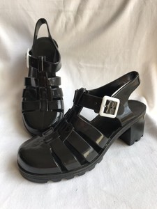 juju heeled jelly sandals