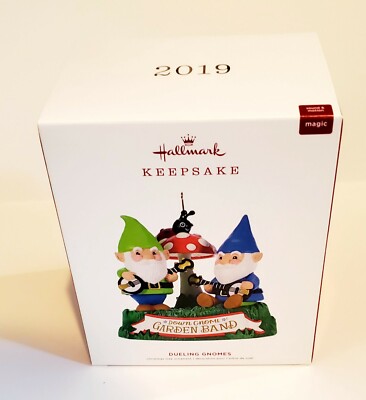 Hallmark Keepsake Ornament 2019 Magic Dueling Gnomes 