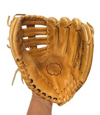 Vintage Tru Play TP TF100 Right Handed Thrower Baseball Mitt Glove 12.5