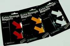 Set Of 3 Aronson Extra Strength Magnets Multi Color Arrows Perfect for Teachers