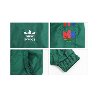 NEW Adidas Originals 3D Trefoil 3-Stripes Track Jacket Dark Green GE0847  LARGE | eBay