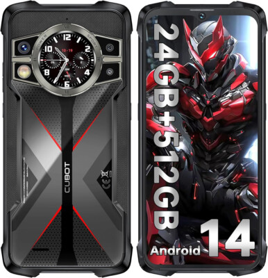 Cubot KingKong 9 Rugged Smartphone 24+512GB Android 14 Handy 100MP 10600mAh NFC