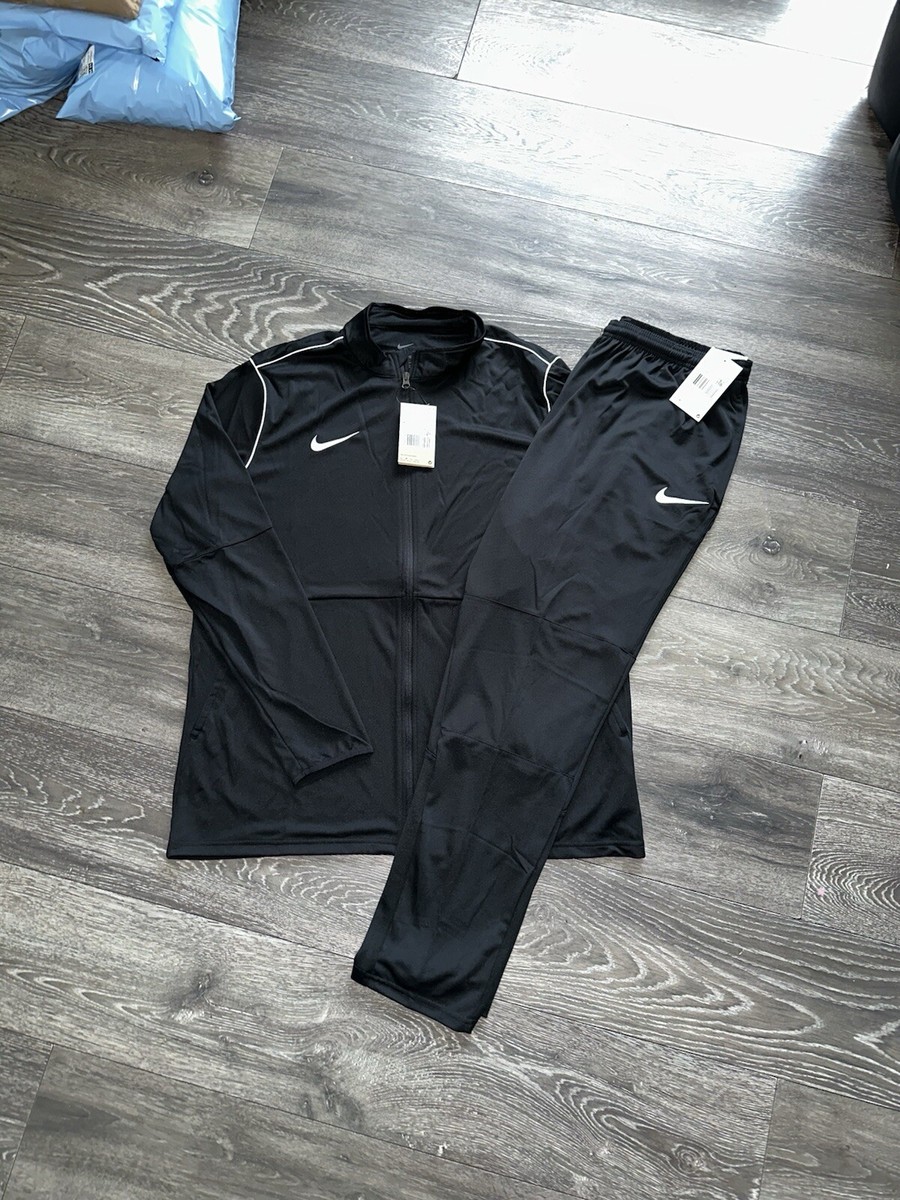 black nike dri fit tracksuit