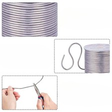 1box 10 Gauge/2.5mm Tarnish Resistant Jewelry Craft Wire 24.5m Bendable Aluminum