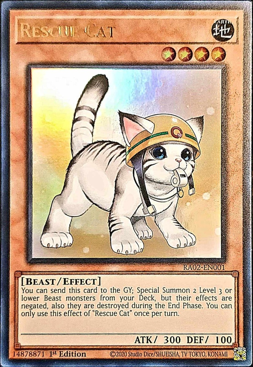 Rescue Cat RA02-EN001 (Alternate Art/UR) | eBay
