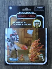 Star Wars Vintage Collection The Mandalorian Deluxe Incinerator Trooper & Grogu