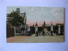 OLD POST CARD SEE PHOTOS B24-26 CEMETRY GATES HYDE