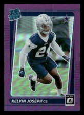 2021 Donruss #P-310 Kelvin Joseph Cowboys Optic Rated Rookie Preview Purple