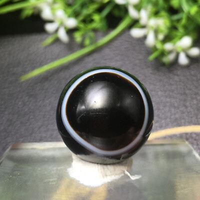 Natural Gobi Agate Eye Agate Sphere Ball polished Crystal Stone Madagascar E57
