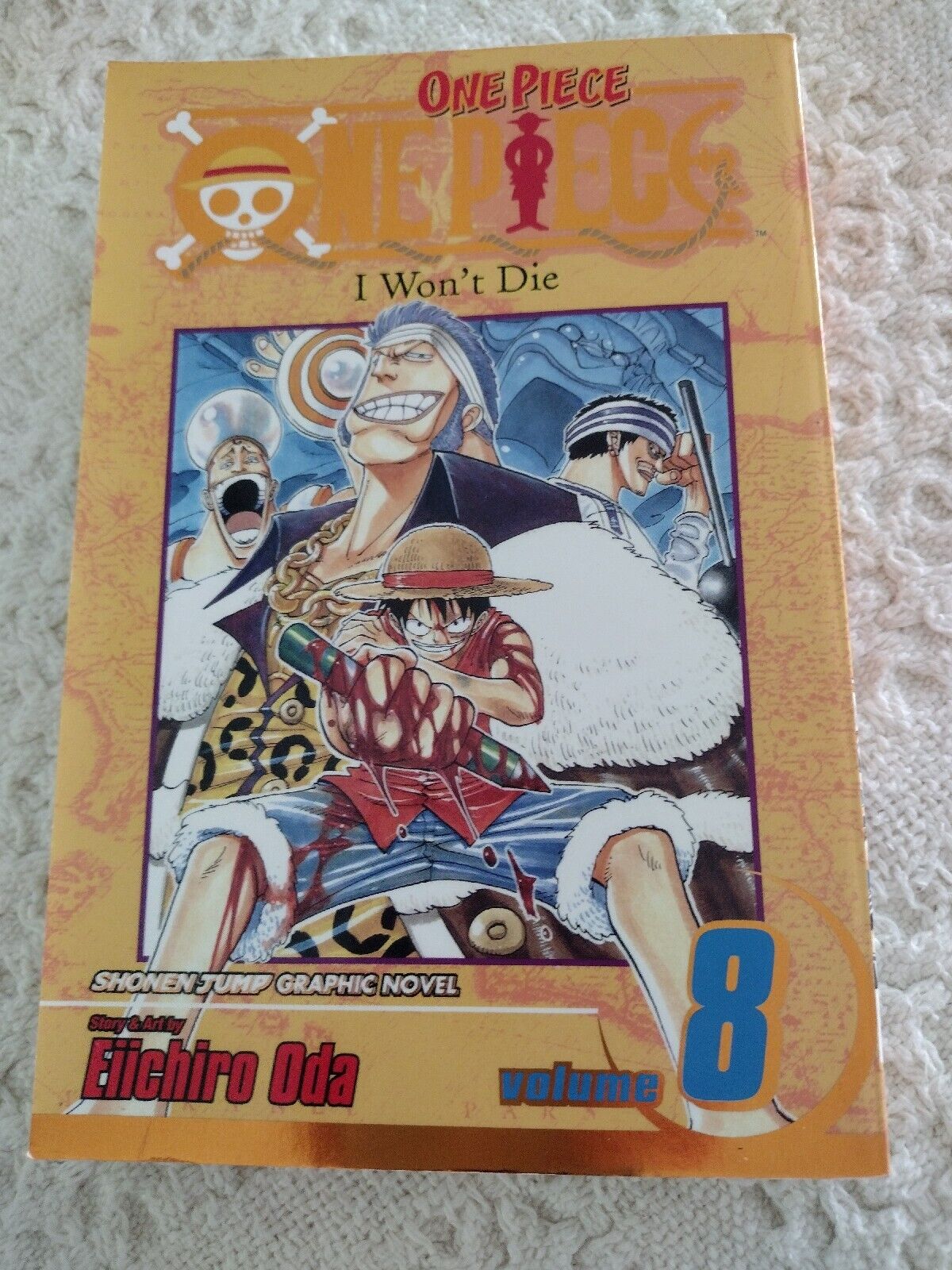 Sebo do Messias Gibi - One Piece - Shonen Jump Graphic Novel - Volume 8 (em  inglês)