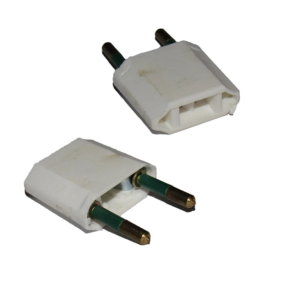 Spina vintage per lumi e abat jour bipolare 2 poli bianca 28mm x 30mm (corpo)