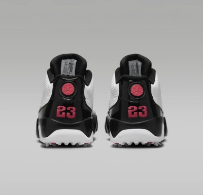 Size 13 - Air Jordan 9 Golf Low White Black True Red for sale