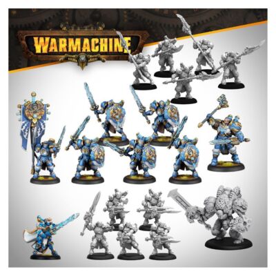 Steamforged Games Warmachine Miniatures Cygnar Storm Legion Core Expansion Game