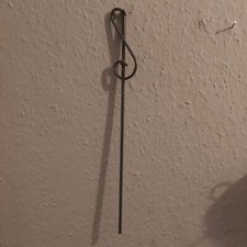 4x 16"/41cm x 6mm Musical Clef Plant Support Rods in Dark Grey. NEW & Unique.