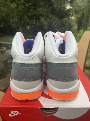 NIKE AIR TRAINER SC HIGH Auburn DS Size 10 BO JACKSON WHITE Orange