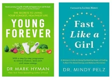 2 book set Fast Like A Girl + Young Forever ENGLISH USA ITEMS