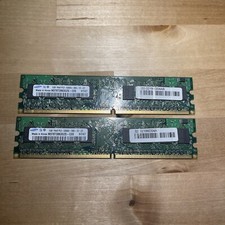 HP DC5700 Memory 2GB 2x1GB PC2-5300U PN: 377726-888 Samsung Brand