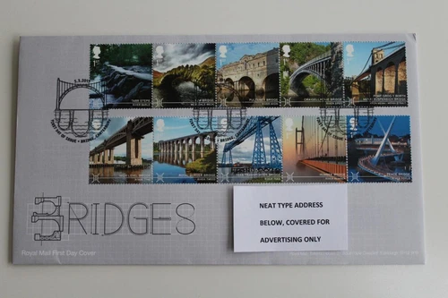 GB - 2015 Bridges Full Set FDC Canterbury Cancel Free UK P&P