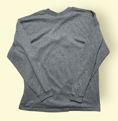 Vintage Nike Y2K T Shirt Long Sleeve Men's Large Gray 2000s Vintage Nike Y2K T Shirt Long Sleeve Men's Large Gray 2000s