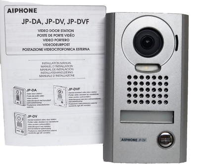 AIPHONE JP-DV Vandal-Resistant Surface-Mount Audio/Video Door Station