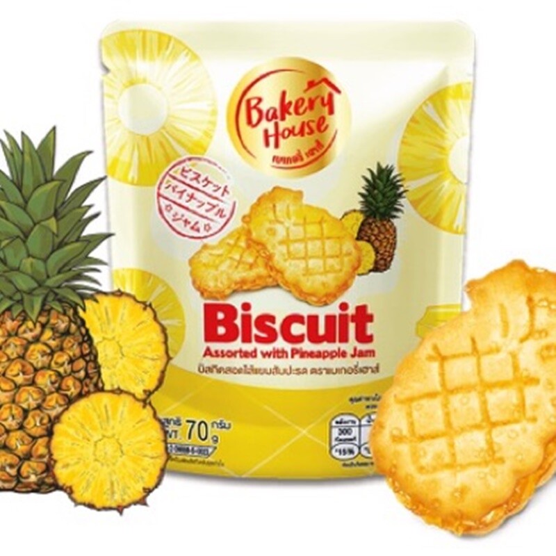 Cookies Pineapple Jam Biscuit Thai Snack On Assorted With Crispy 70g eBay
