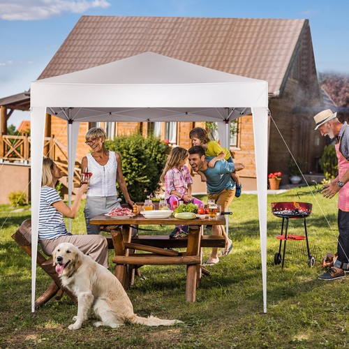 6.5x6.5ft Pop Up Canopy Tent, Outdoor Tent Canopy Foldable Portable Canopies - Picture 18 of 18