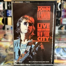 John Lennon - Live in New York City 1972 Cassette Tested Capitol/EMI Records