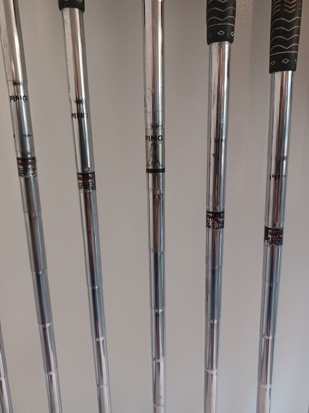 スーパーレア　the karsten Ｉ TZ GOLF - VINTAGE RARE Ping Karsten I Orange Dot 1, 3-S, 10 Iron