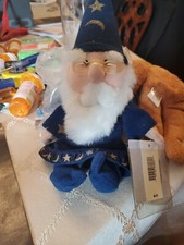 DISNEY 1998 LIMITED EDITION CLUB DISNEY MERLIN W/STAMP BEAN BAG PLUSH NEW W/TAGS