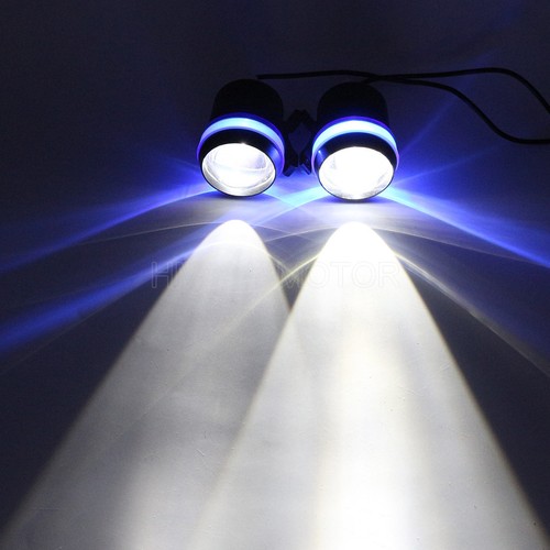 30W LED Headlight Driving Fog Blue Light For Yamaha V Star 650 1100 XVS Custom - Picture 6 of 7