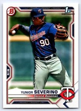 2021 1st Bowman #BP-140 Yunior Severino Minnesota Twins BASEBALL Card