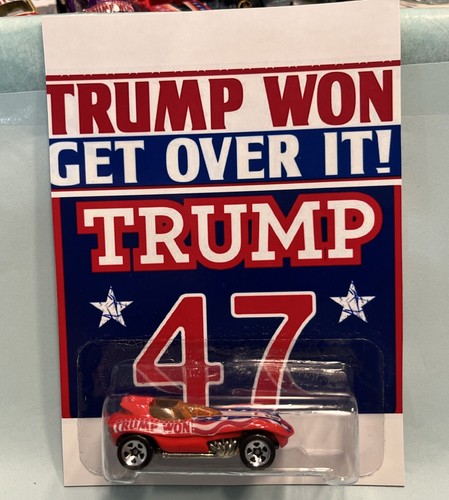 "Custom Made" Hot wheels Cat-a-pult Donald Trump MAGA 2024 TRUMP WON