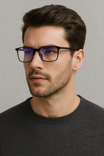 Men's Anti-Blue Light Glasses Lightweight Frame Eye Strain Relief Office & Daily - Picture 69 of 84