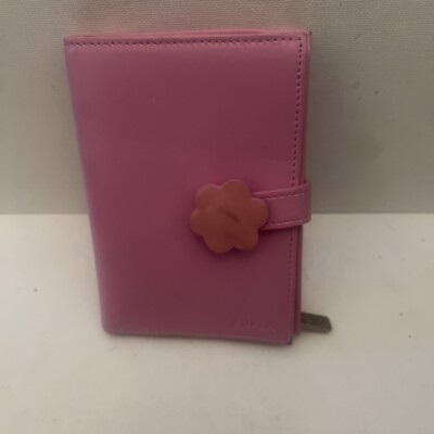 Furla ( New ) Bifold Pink Wallet /Coin Card Holder 