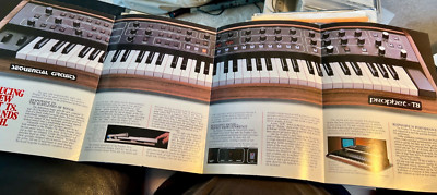 Sequential Circuits Prophet T8, color, 8p, vintage original.