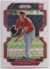 2022 Panini Prizm White Wave #133 Reid Detmers Los Angeles Angels