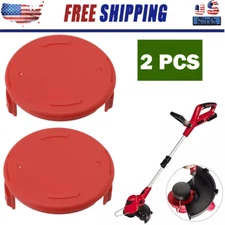 2x Red Grass Eater Spool Cap Cover For Hyper Tough Trimmer HT19-401-003-06 US