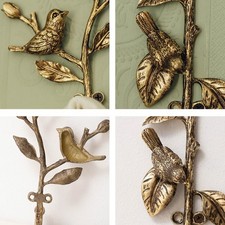 1PC Vintage Style Bird Shape Hook Alloy Wall hook French Country Home Decoration
