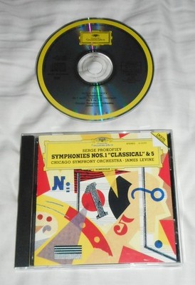 PROKOFIEV: Symphonies Nos. 1 & 5 - CD 1994 DG BMG DIRECT CD James Levine