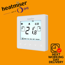 HEATMISER NEOSTAT-HC V2 - 0-10v SMART FAN COIL UFH THERMOSTAT (WHITE)