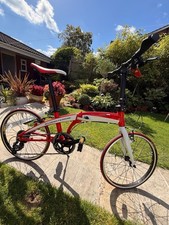 Ferrari Scuderia Ferrari Folding Bike 26in 7-Speed Flat Bar Red/White