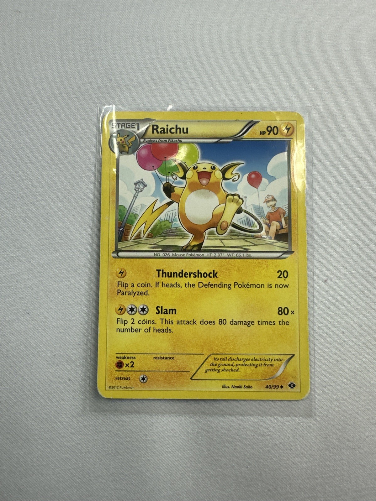 Raichu 40/99 Next Destinies Regular