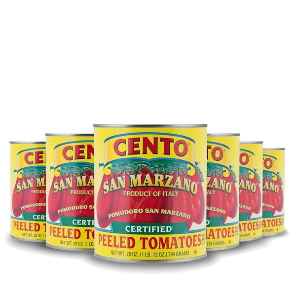 Tomates Ciruela Gourmet San Marzano con Albahaca, Pack de 6