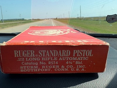 1980 RUGER STANDARD BOX INSTRUCTIONS, WAX PAPER ect.