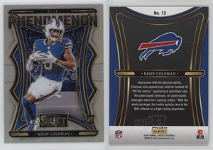 2024 Panini Select Phenomenon Silver Prizm Keon Coleman #12 Rookie RC