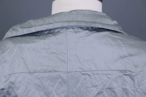 ANNETTE GORTZ Gray Collared Long Sleeve Full Zip Windbreaker Rain Coat Size 42 image 15
