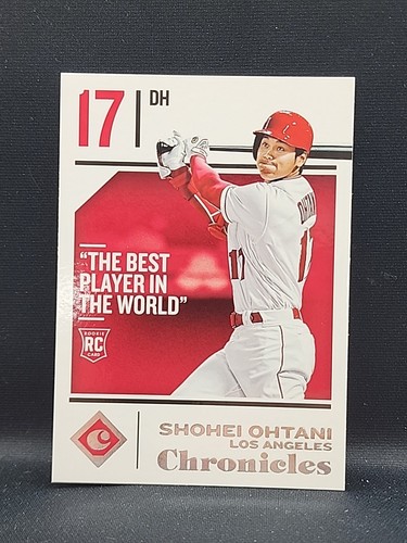 2018 Chronicles The Best Player in the World #30 Shohei Ohtani ROOKIE RC BAT