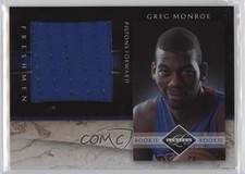 2010-11 Panini Limited Freshman Jumbo Materials 4/99 Greg Monroe #7 07rd