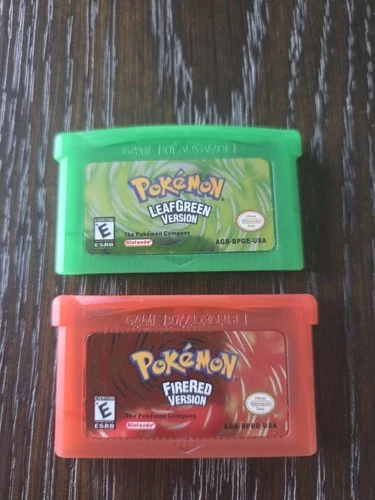 GBA Pokemon FireRed & LeafGreen